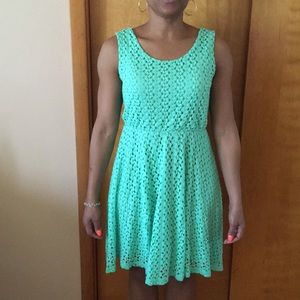 Blue Rain Teal Dress 👗